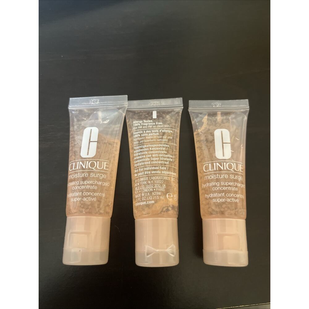 3x Clinique Moisture Surge Hydrating Supercharged Concentrate 15ml*3=5 Floz/15ml